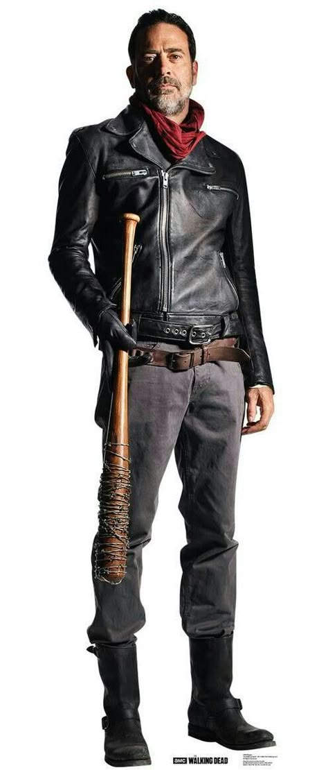 NEGAN Negan Outfit, Zombie Hunter Costume, Negan Cosplay, Walking Dead Costumes, Negan Walking Dead, Negan Twd, Black Halloween Dress, Zombie Costume, Cardboard Cutouts