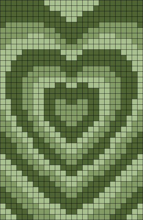 Diy Kandi Bracelets, Green Hearts, Pixel Heart, Diy Kandi, Fuse Bead Patterns, Pattern Maker, Pixel Crochet, Kandi Patterns, Photo Pattern