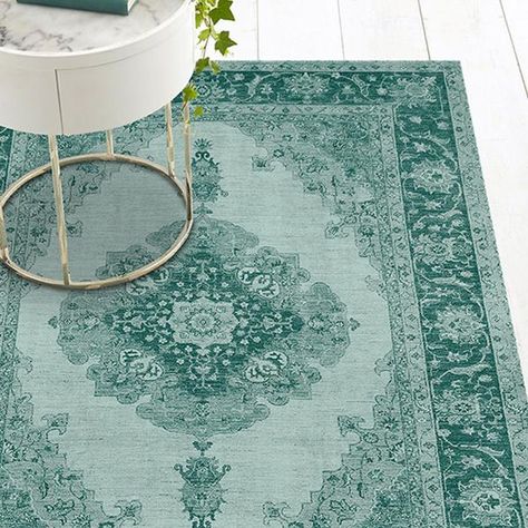 Village Cottage, Kid Friendly Rugs, Colorful Boho Rugs, Slate Rug, Bonnie Blue, Bohemian Rugs, Green Acres, Teal Rug, Taupe Rug