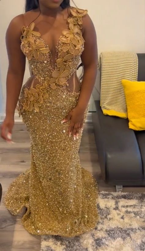 Gold Prom, African Prom Dresses, Sparkly Prom Dresses, Gorgeous Prom Dresses, Gold Prom Dresses, Prom Girl Dresses, Mermaid Evening Gown, Senior Prom Dresses, Classy Prom Dresses