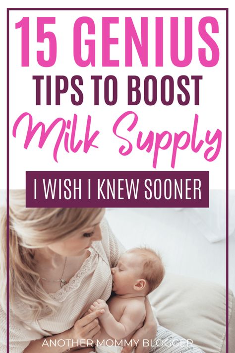 Need to fix a low milk supply. Use these tips to boost milk supply fast. #breastfeeding #milksupply Diy Baby Food Recipes, Boost Milk Supply Breastfeeding, Bottle Feeding Breastmilk, Pumping Hacks, Increasing Milk Supply, Nursing Hacks, Baby Girl Names With Meaning, Milk Production Breastfeeding, Increase Breastmilk Supply