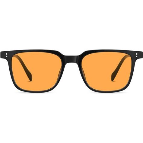 Color: C08 Black Frame/Orange Tinted Lens - Make Your World Colorful - The Uv400 Sun Protection Tinted Lens Will Be A Cool Choice For Indoor Wear And Make Your World Colored. - Lightweight Tr90 Frame - The Tr90 Sunglasses Is Flexible,Unbreakable,Durable And Comfortable. It Will Be Great Choice For Fashion Accessories And Daily Wear All Year Round. It Is Suitable For Outdoor Sports Such As Hiking,Driving,Fishing,Golf,Cycling,Traveling,Vacation. - Product Dimensions - Lens Width 52mm2.05 Inches- F Orange Tinted Sunglasses, Cycling Trips, Tinted Sunglasses, Sunglasses For Men, Vacation Trips, Granola, Orange Black, Sun Protection, Black Frame