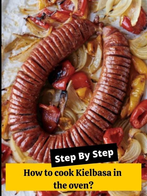 Kielbasa Oven Recipes, How To Cook Polish Sausage In Oven, Kielbasa Recipes Oven, Kielbasa And Sauerkraut Oven, Kielbasa In Oven, Saurkraut And Kielbasa, Baked Kielbasa, Polska Kielbasa Recipes, Kielbasa Crockpot