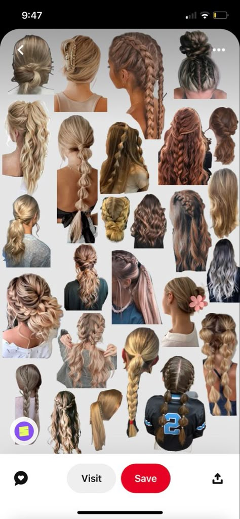 Preppy Hairstyles, Hairstyle Examples, Cute Hairstyles For School, Easy Hairstyles For Thick Hair, Swimming Hairstyles, Sport Hair, Beach Hairstyles For Long Hair, Cute Simple Hairstyles, Hairdos For Curly Hair