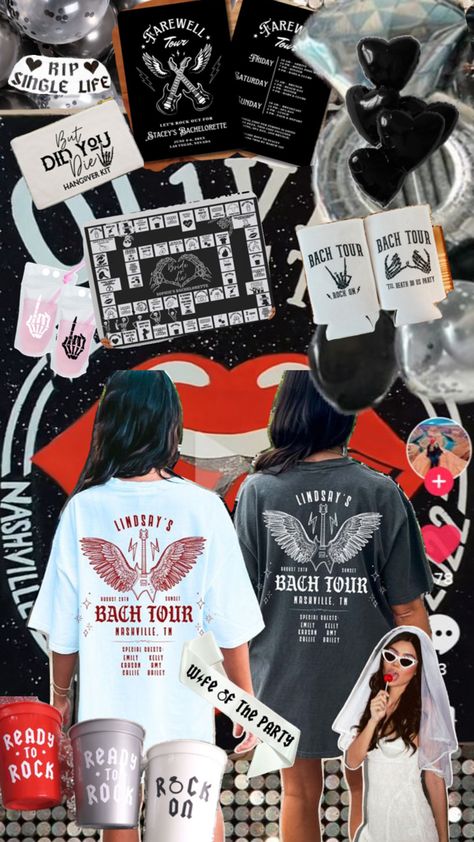 Biker Theme Bachelorette Party, Bachelorette Tour Shirt, Detroit Bachelorette Party, Tomboy Bachelorette Party, Bach Tour Bachelorette Party, Fleetwood Mac Bachelorette Party, Rock On Bachelorette Party, Ratchet Bachelorette Party Ideas, Heavy Metal Bachelorette Party