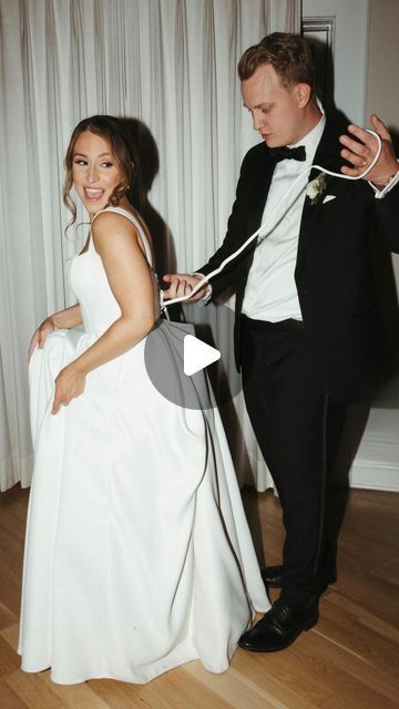 Dream Street Photography on Instagram: "@bailssb & @jpbelsito5 had an outfit change for the end of their reception and we decided to capture the opposite of getting ready photos - the bride & groom undressing eachother 😅 we caught so many fun expressing (& the general excitement of them getting to let loose and change into comfy outfits to wear while they party into the night) 🥂" Getting Ready Photos, Outfits To Wear, Into The Night, Photos Wedding, Here Comes The Bride, Comfy Outfits, Getting Ready, Bride Groom, Street Photography