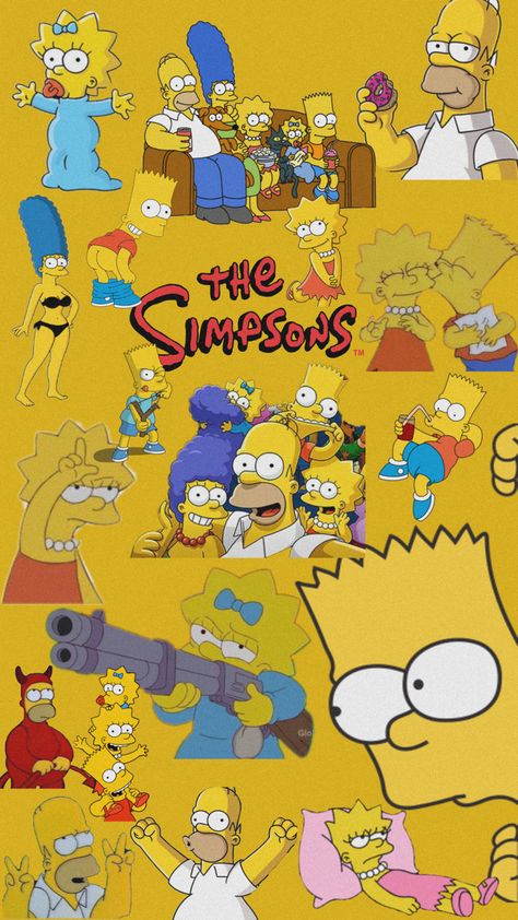 Simpson Background Wallpapers, Wallpaper Backgrounds Simpsons, The Simpsons Wallpaper Iphone, The Simpsons Wallpaper, Simpsons Wallpaper, Bart And Lisa Simpson, Iphone Wallpaper Backgrounds, Baseball Wallpaper, The Simpsons Movie