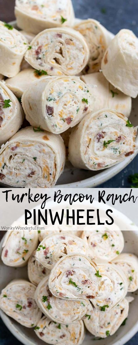 Turkey Bacon Ranch Cream Cheese Pinwheels are great for lunch, snack, holiday appetizer, game day or party food. Perfect for using up leftover Thanksgiving turkey, these Turkey Pinwheels can easily be made low carb too. #appetizerrecipes #snackrecipes #holidayrecipes #partyrecipes #lunchrecipes #leftoverturkeyrecipes Turkey Bacon Ranch Pinwheels, Cheese Pinwheels, Bacon Ranch Pinwheels, Medicine Tips, Turkey Bacon Ranch, Low Fat Low Carb, Ranch Pinwheels, Low Carb Low Fat Recipes, Cream Cheese Pinwheels