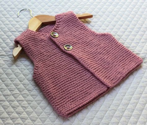 Bebeknits Highlands Hygge Baby/Toddler Vest Knitting Pattern | Etsy Baby Vest Crochet, Crochet Baby Vest, Baby Gilet, Vest Tutorial, Vest Knitting, Baby Cardigan Pattern Crochet, Vest Crochet Pattern, Vest Knitting Pattern, Vest Patterns