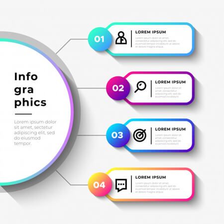 simple vector business infographic steps Infographic Steps, Free Infographic Templates, Business Infographic Design, Infographic Business, Infographic Layout, Infographic Powerpoint, Infographic Design Layout, Modern Business Cards Design, Desain Editorial