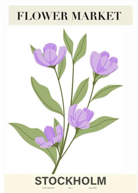 Digital Flower Painting, Flower Vector Image, Flowers Vector Illustration, Purple Flower Drawing, Purple Drawings, Simple Flower Illustration, Digital Flowers Design, Flower Illustration Simple, Flower Graphic Illustration