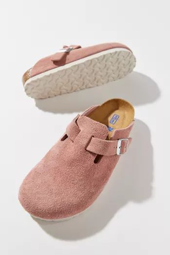 Birkenstock Boston Soft Footbed, Boston Soft Footbed, Blue Slime, Boston Clogs, Clothing Subscription, Suede Clogs, Shoe Wishlist, Cute Nike Shoes, Hype Shoes