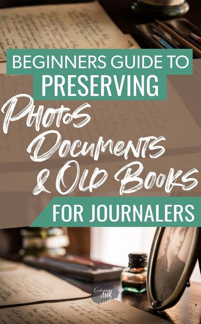 Beginner's Guide to Preserving Photos, Documents, & Old Book for Journalers - wondering how to make your junk journals last, how to preserve old photos, keep historic documents safe? This Guide gets you started! #junkjournal #diy #journal #preservation #history How To Preserve Old Books, Aesthetic Craft Ideas, Craft Ideas For Beginners, Paper Rabbit, Aesthetic Craft, Preserving Photos, History Journal, Smash Journal, Old Family Photos