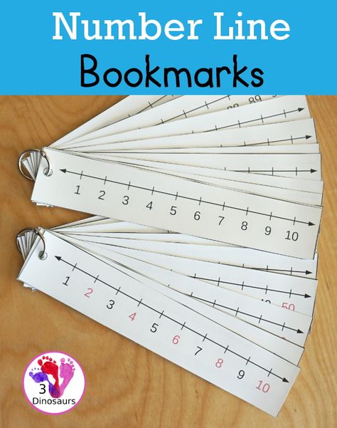 Free Printable Number Line Bookmarks - with number lines from 1 to 100 with two options for printing. You have black and white and an even and odd versions - 3Dinosaurs.com #numberlines #printablenumberline #3dinosaurs #freeprintable Math Bookmarks Free Printable, Numberline Printable Free, Number Lines 2nd Grade, Number Line Printable Free, Free Printable Number Line, Angle Activities, March Preschool, Printable Number Line, Learning Numbers Preschool