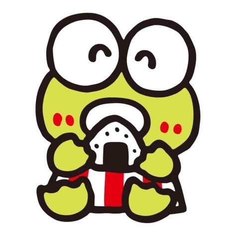 Keroppi Stuff, Drawing Hello Kitty, Eating Sushi, Hello Kitty Images, Hello Kitty Aesthetic, Hello Kitty Characters, Sanrio Stuff, Kitty Drawing, Cute App