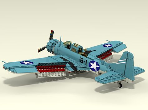 SBD Dauntless - Battle of Midway | by rx79gez8gundam Plane Ideas, Sbd Dauntless, Lego Aircraft, Lego Helicopter, Battle Of Midway, Lego Soldiers, Lego Plane, Lego Ww2, Lego Machines