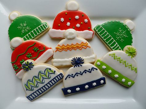 Explore 1smrtcookie's photos on Flickr. 1smrtcookie has uploaded 187 photos to Flickr. Hat Cookies, Christmas Beanie, Winter Cookie, Pretty Cookies, Xmas Cookies, Fancy Cookies, Creative Cookies, Christmas Cookies Decorated, Christmas Sugar Cookies