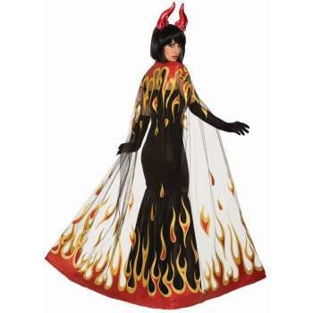 Angel And Devil Costume, 천사와 악마, Fire Costume, Demon Costume, Popular Halloween Costumes, Firefighter Costume, Themed Halloween Costumes, Cape Costume, Devil Halloween