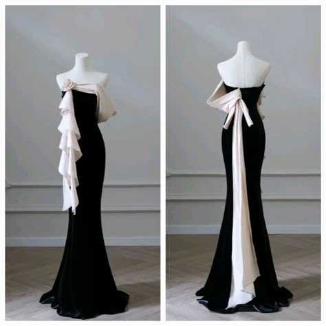 White Runway Fashion, Black And White Runway, Dreamy Gowns, Gowns Dresses Elegant, Maid Of Honour Dresses, Blood Art, Prom Inspo, Clothing Design Sketches, Fantasy Dresses