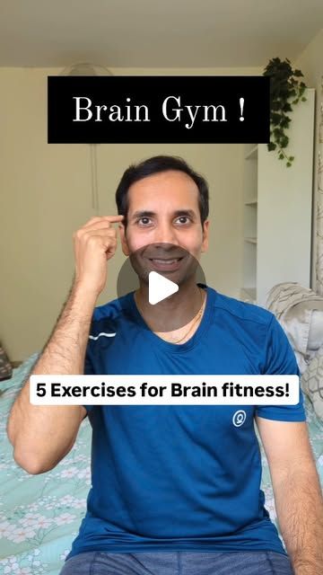 Mayur Karthik | Stimulates your brain with these simple 5 exercises with only hands to improve your brain function and efficiency. Practice them for at... | Instagram Brain Balance Exercises, Brain Gym Exercises, Anti Aging Exercise, Brain Balance, Finger Games, Brain Exercises, Easy Exercise, Acupressure Therapy, Hand Exercises