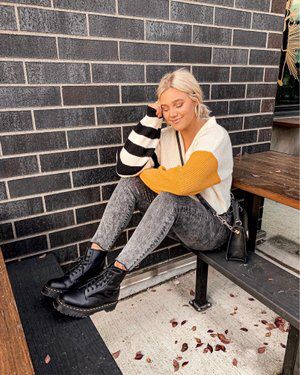 1460 Bex Dr Martens Outfit, Doc Martens 1460 Outfit, White Doc Martens Outfit Fall, 1460 Dr Martens Outfit, Dr Martens Outfit Autumn, Doc Martin Outfits, Bre Sheppard, Martens Outfit, Dr Martens Outfit