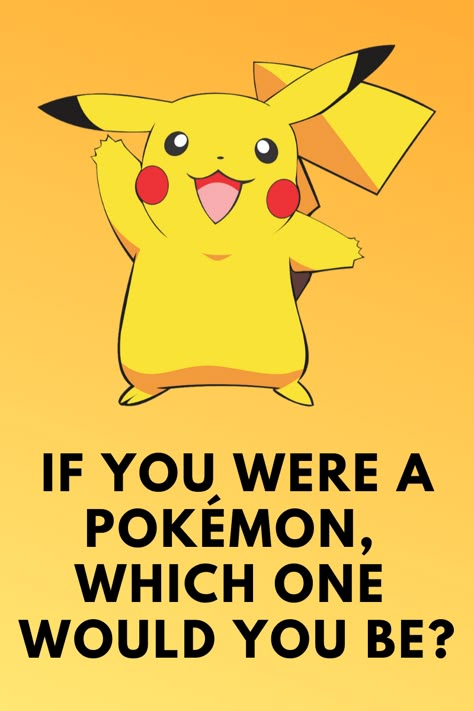 Are you ready to take this Pokemon quiz? We here at MagiQuiz know which Pokemon character you really are inside. Get ready to find out! #pokemon #trivia #quiz #cute #anime Pokemon Teams Ideas, Pokemon Eeveelutions Fanart, What Anime Character Are You, Which Pokemon Are You, What Cat Are You, Pokemon Quizzes, Pokemon Characters Trainers, What Character Are You, Pokemon Diy Crafts