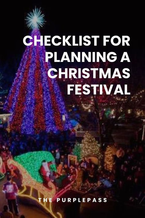 Community Christmas Tree Lighting Ideas, Christmas Hayride Ideas, Community Christmas Ideas, Christmas Tree Lighting Event, Winter Community Event Ideas, Christmas Festival Booth Ideas, Christmas Tree Festival Ideas, Festival Of Trees Fundraiser, Town Christmas Festival Ideas