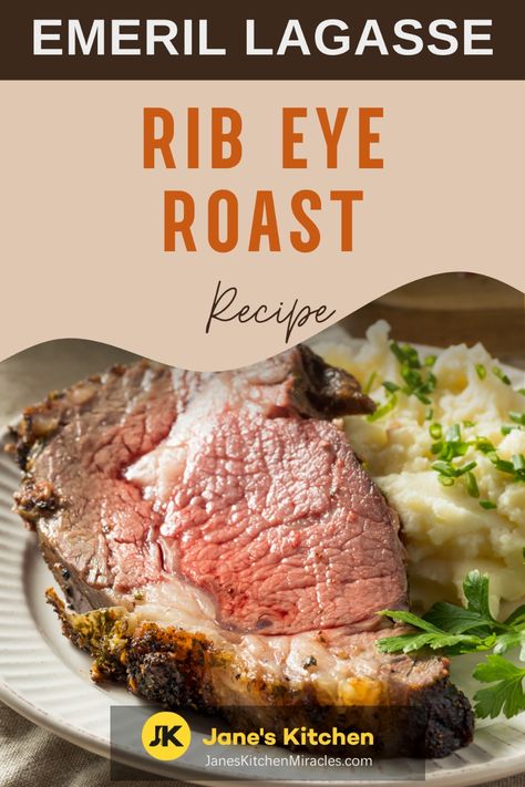 Rib-eye roast on a kitchen counter Beef Rib Eye Roast Recipes, Boneless Rib Eye Roast, Beef Rib Eye Roast, Boneless Ribeye Roast, Rib Eye Roast Recipe, Beef Ribeye Roast, Oven Roasted Ribs, Rib Eye Roast, Eye Roast