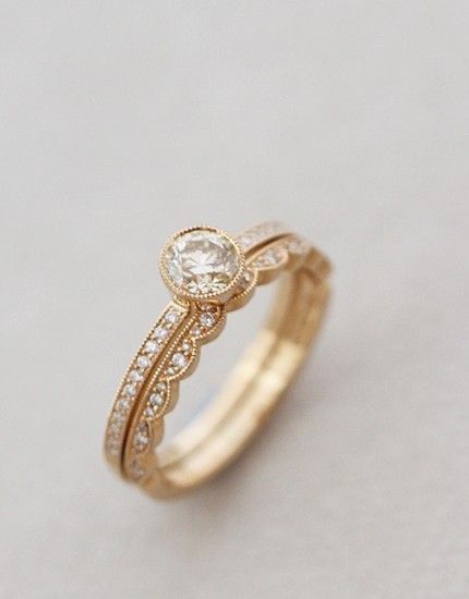 Minimalist Engagement Ring, Bezel Set Ring, Gold Ring Designs, Half Eternity Band, Set Ring, Wedding Ring Set, Bijoux Diy, Eternity Band, Engagement Rings Sapphire