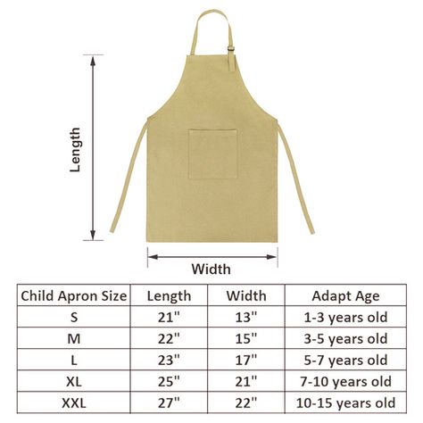 Aprons For Boys, Canvas Apron Pattern, Artist Apron Pattern, Children Apron, Apron For Kids Pattern, Apron Kids, Boys Aprons For Kids, Childs Apron, Apron Pattern For Kids