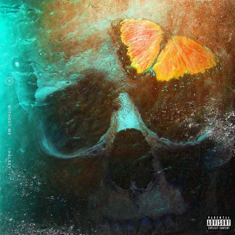 Halsey Without Me, Halsey Album, Best Party Songs, Halsey Lyrics, Party Songs, Cool Album Covers, French Montana, Music Album Covers, Me Too Lyrics