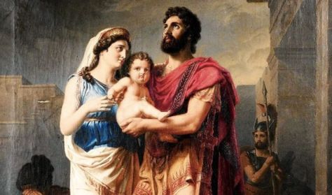 Hector and Achilles: Two Paths to Manliness | The Art of Manliness Hector And Andromache, Two Paths, Homer Iliad, The Farewell, Art Of Manliness, Ancient Mythology, Grow Beard, Alexander The Great, Beard Styles