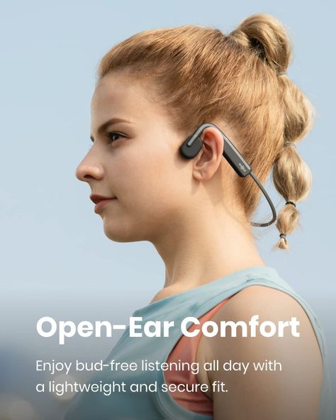 Amazon.com: SHOKZ OpenMove - Open-Ear Bluetooth Sport Headphones - Bone Conduction Wireless Earphones - Sweatproof for Running and Workouts, with Sticker Pack (Grey) : Electronics On Ear Earphones, Running Headphones, Headphone Accessories, Sport Earphones, Sports Headphones, Sport Earbuds, Wireless Headset, Wireless Earphones, Bluetooth Earphones