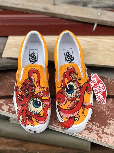 Alyyn on Twitter: "First time aku custom Vans untuk member. So how was it guys??… " Hand Painted Shoes Diy, Shoes Painting Ideas, Painting On Shoes, Paint Shoes, Shoes Painting, Custom Vans Shoes, Painted Shoes Diy, Customized Shoes, Shoe Painting