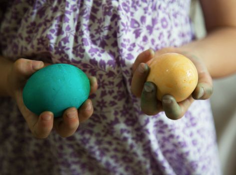 How to Get Easter Egg Dye Off Your Hands Without Harsh Chemicals How To Dye Eggs Naturally, How To Dye Brown Eggs For Easter, Natural Ways To Dye Easter Eggs, Dye Easter Eggs With Baking Soda And Vinegar, Dye Brown Eggs, Dye Eggs, Kitchen Staples, Eating Eggs, Egg Dye