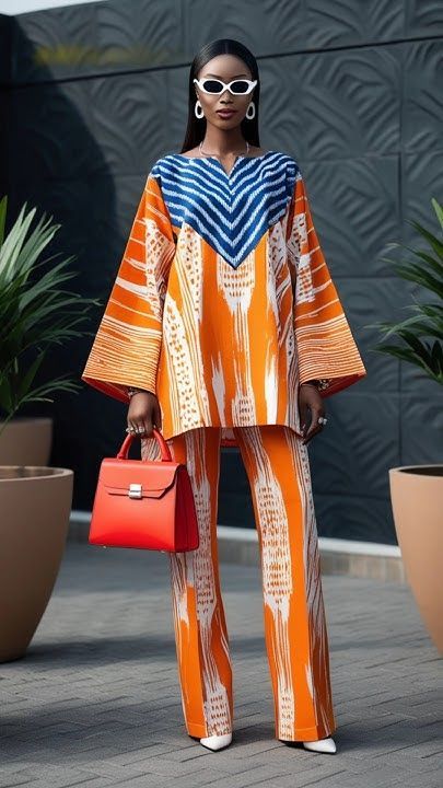 Ankara Latest Styles 2024, Two Piece Ankara Outfit, Ankara Two Piece Outfit Pants, Fads Fashion, Ankara Combination Styles, Adire Styles For Ladies, Trouser And Top For Ladies, Chitenge Outfits, Ensemble Blazer