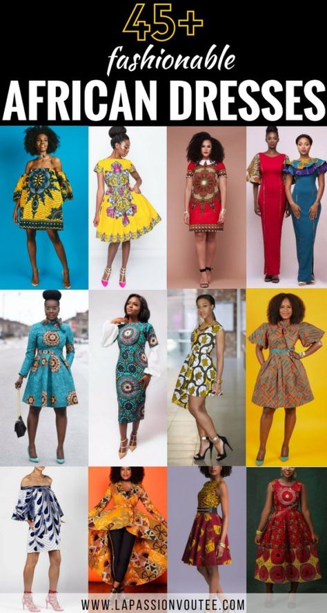 African dresses come in all styles, patterns and designs. Beautifully crafted ankara styles are all you need this summer. Discover 40+ best ankara dresses! Kitenge Dresses For Ladies, Jeans Casual Outfit, Kenya Fashion, African American Fashion, Ghanaian Fashion, Afrikaanse Mode, Amazing Dresses, Ankara Dresses, African Print Dresses