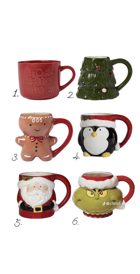 Christmas Mugs Aesthetic, Disney Room Decor, Pretty Mugs, Christmas Cup, Christmas Room Decor, Christmas Gift List, Christmas Feeling, Christmas Baskets, Christmas Room