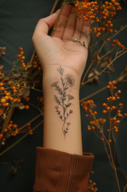 32+ Inspiring Wrist Tattoos For Women Woman Wrist Tattoo, Outside Wrist Tattoo, Rist Tattoo Ideas Female, Wrist Flower Tattoos For Women, Small Tattoos On Wrist, Wrist Rose Tattoo, Flower Tattoo Cover Up Ideas, Wrist Tattoos For Women Flower, Inner Wrist Cover Up Tattoos For Women