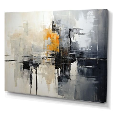 Grey Collage, Abstract Painting Acrylic Modern, Wall Collage Decor, Collage Mural, Abstract Painting Acrylic, Metal Artwork, Modern Art Abstract, Abstract Wall, Bungalow Rose