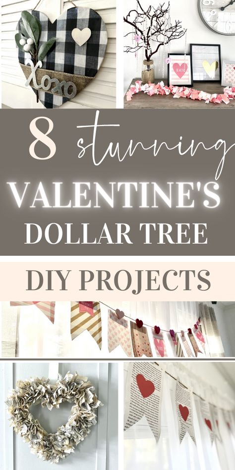 Valentines Day Craft Decorations, Valentine’s Diy Crafts, Valentine Crafts Adults, Valentine’s Day Crafts Adults, Crafts For February For Adults, Cheap Diy Valentines Decor, Valentines Winter Decor, Simple Valentine’s Day Decor, Diy Valentine Home Decor Ideas