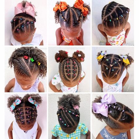 Natural Hairstyles For Girls Black, Little Toddler Girl Hairstyles African Americans, Easy Hair Styles For Black Girls Kids, Cute Hairstyles For Little Black Girls With Curly Hair, Natural Kids Hairstyles Black, Children's Hair Styles Kids, Black Toddler Hairstyles Girl Braids Natural Kids, Natural Little Black Girls Hairstyles, Kiddie Hairstyles African Americans