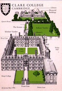 GB-PC-03 | Map of Clare College in Cambridge, United Kingdom… | virtual_vagabonder | Flickr Clare College Cambridge, Map Signage, Western Architecture, Cambridge College, Small House Design Architecture, Cambridge United, Post Mortem Pictures, Posters Uk, England Map