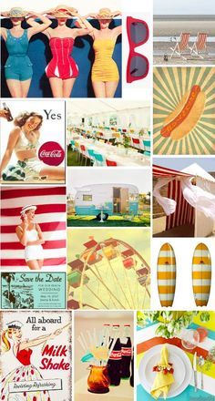 Retro Beach Wedding, Retro Beach Party, Teen Beach Party, Beach Party Ideas, Vintage Beach Party, Retro Pool Parties, Retro Pool, Beach Theme Birthday, Beach Blanket Bingo