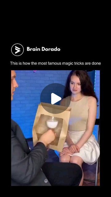 Brain Dorado on Instagram: "Follow @braindorado for more interesting content in your feed 🧠 

Video by: @roman_magic_nn
.
.
.
#trending #viralclips 
#interesting #interestingfacts
#interestingmeme #interestingmemes 
#satisfying #oddlysatisfying 
#fascinating #impressive 
#impressed #didyouknow 
#didyouknowthat #nicetoknow
#magictrick #magictricks
#magictricksvideos #magictricksrevealed 
#magician #magicians" Babysitting Kit, Interesting Meme, Magic Tricks Videos, Magic Tricks Revealed, Magic Tricks For Kids, Magic Card Tricks, Bored Kids, Easy Magic Tricks, Retro Space