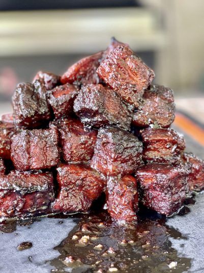 Burnt Ends Pork Belly, Grill Nation, Smoker Ideas, Meat Candy, Pork Belly Burnt Ends, Dry Rub Recipes, Smoked Food, Burnt Ends, Grill Time