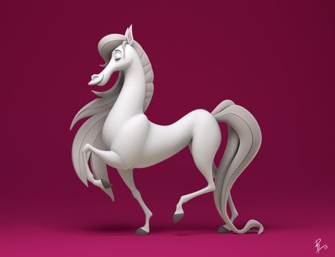 Lucero, David Barrero on ArtStation at https://www.artstation.com/artwork/ZlEEx Stylized Horse, Image 3d, Disney Infinity, 3d Cartoon, Behance Project, Character Modeling, 3d Characters, Animation Studio, Character Design References