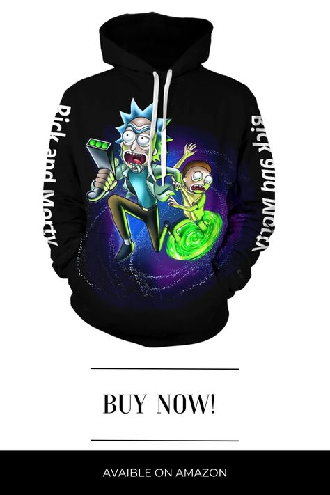 Only the best merch for the Rick and Morty Fanbase, including hoodies and many more. Buy now! #rickandmorty #hoodie #clothing #adultswim #funny #merch Rick And Morty Merch, Rick And Morty Hoodie, Silk T Shirt, Harajuku Outfits, Novelty Clothing, Cool Hoodies, Halloween Prints, Rick And Morty, Skin So Soft