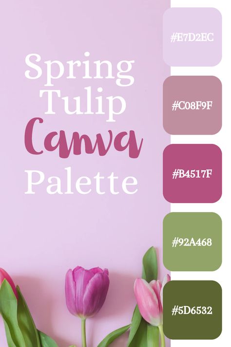 Canvaa Spring Color Palette 🌸💐 Infuse your designs with the warmth of nature's reawakening and embrace the season's zest for life. A harmonious blend of soft pastels and energizing tones, this palette will inspire endless creativity 🎨 Pin and let your imagination blossom 🌷💕 #CanvaaSpringPalette #SpringColors #ColorInspiration #DesignWithNature #PastelPerfection #EnergizingTones #CreativeVibes #ColorfulLiving #FloralFantasy #SpringInBloom 🌼🍃 Zest For Life, Spring Color Palette, Spring Tulips, Spring Color, Spring Colors, Soft Pastel, Color Inspiration, For Life, Color Me