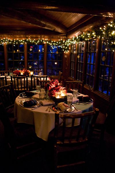 Log Haven Restaurant Reception Center Wedding Venue Salt Lake City Utah #holiday #Christmas #bar www.stonerosepub.coom Log Cabin Wedding, Wedding Venues Utah, Small Restaurant, Small Restaurants, Cabin Wedding, Romantic Restaurant, Christmas Interiors, Wedding Venues Texas, Restaurant Wedding